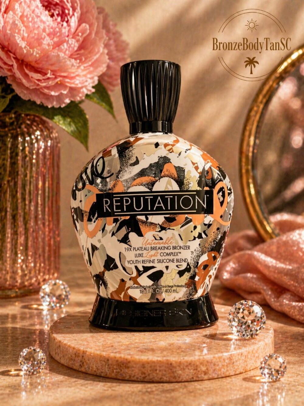 ☀️ Reputation ☀️ Designer Skin 19X Bronzer Tanning Lotion Youth Refine 13.5oz
